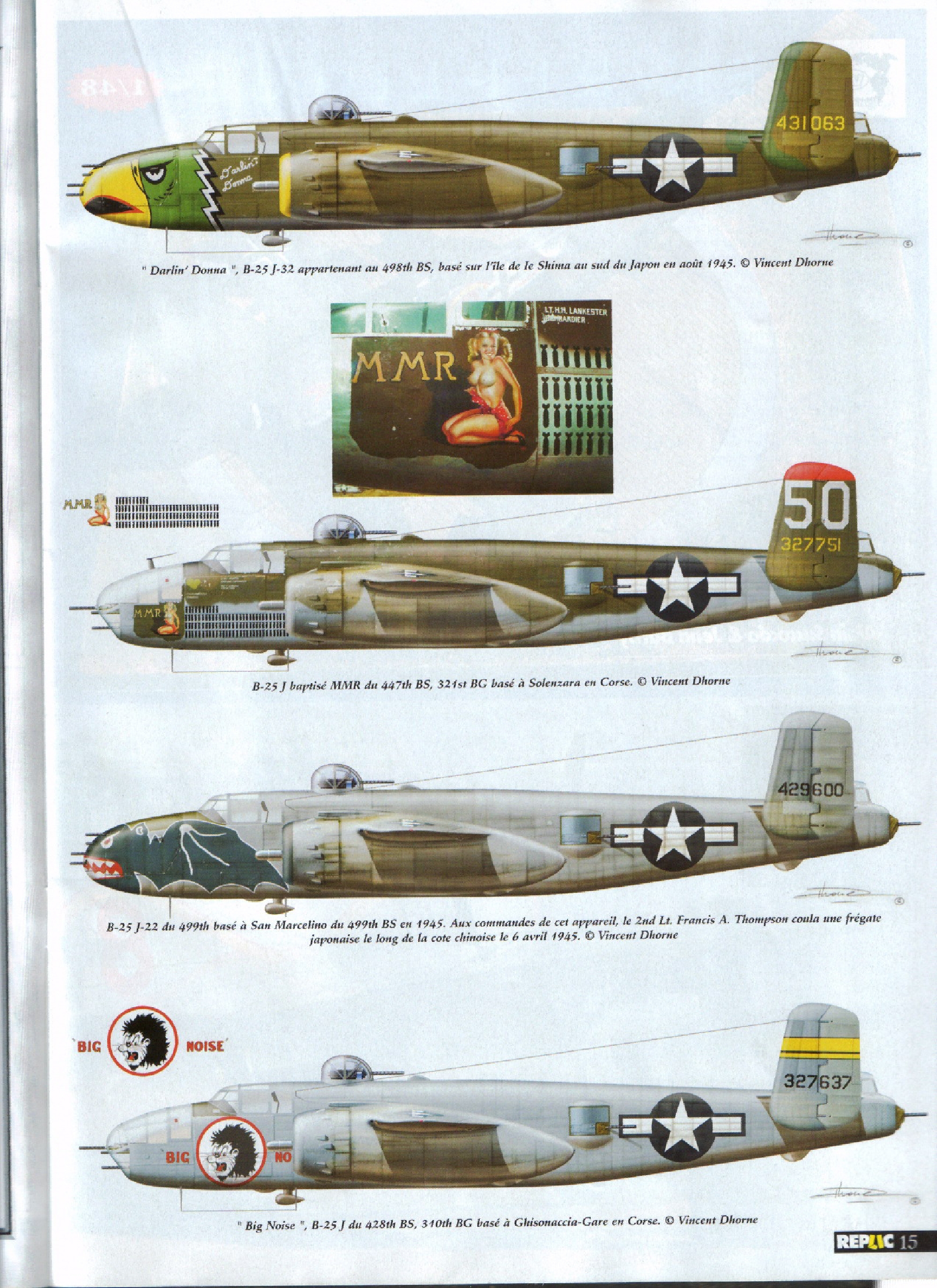 Replic 153 - Me-108, B-25, Me-109